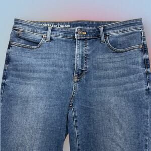 Talbots Slim Ankle Jeans in Medium Blue Wash